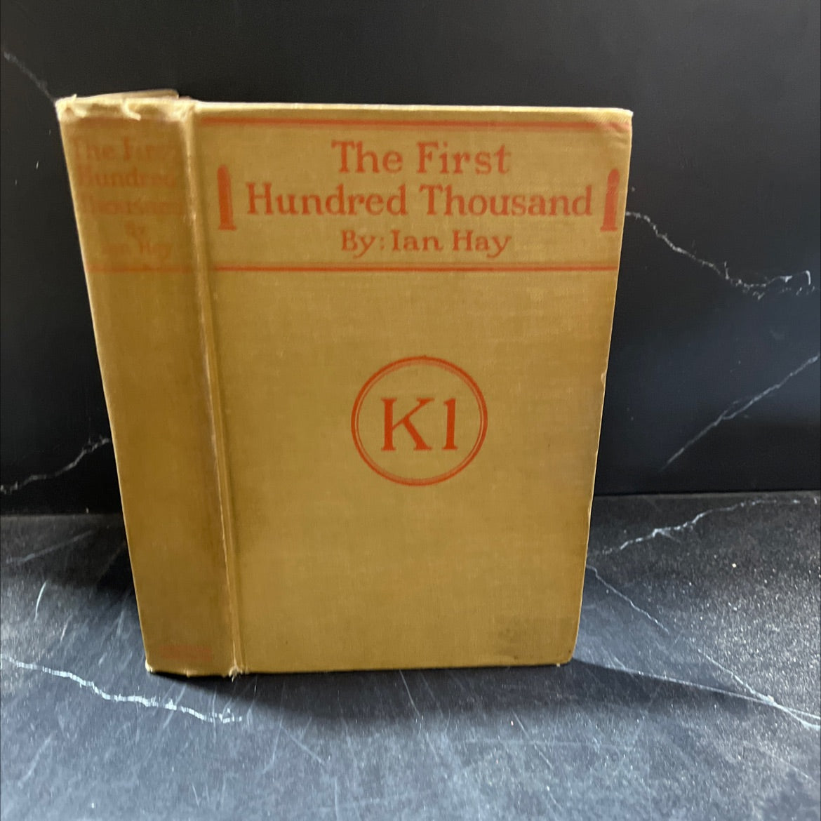 the first hundred thousand being the unofficial chronicle of a unit of k (1) book, by ian hay, 1916 Hardcover image 1