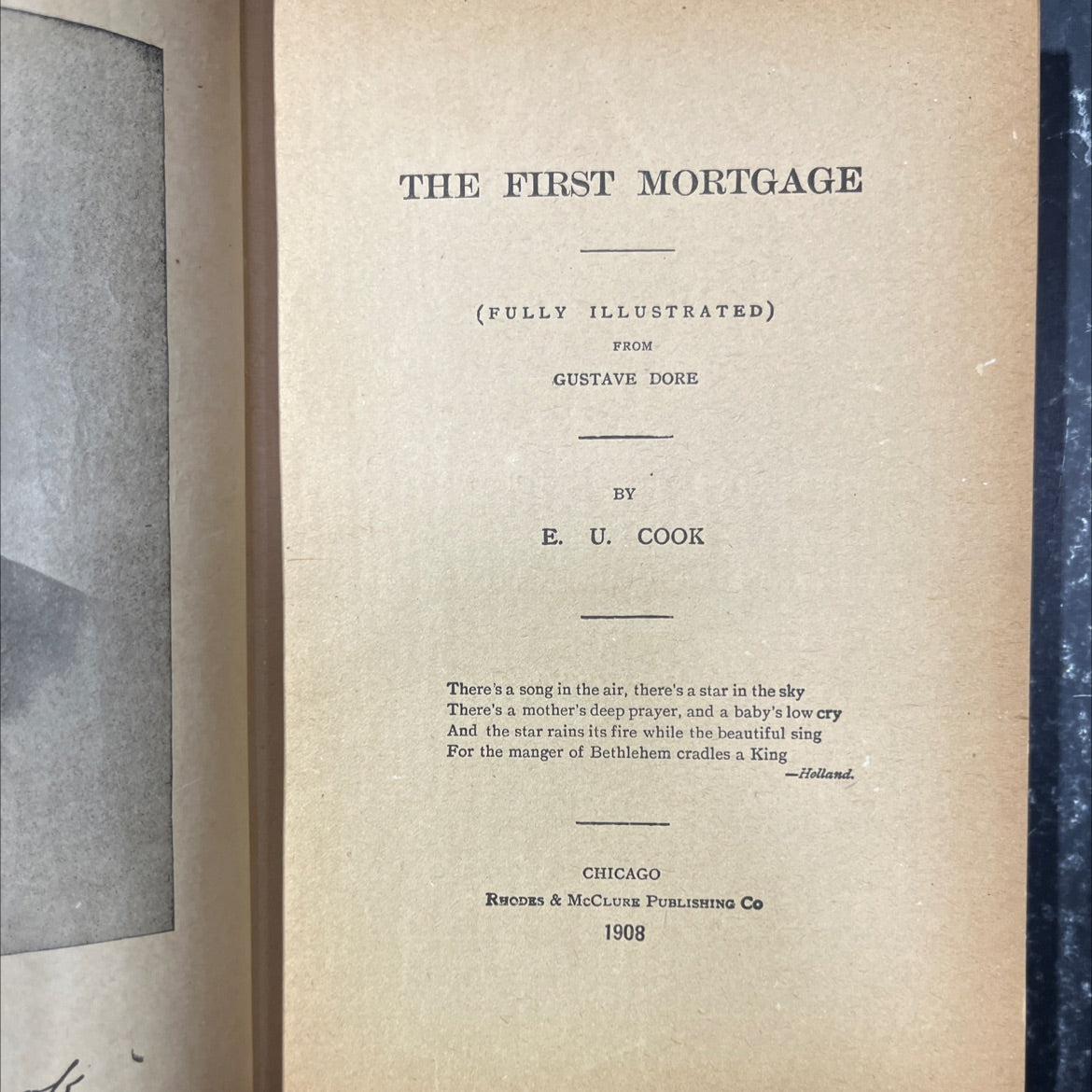 the first mortgage (fully illustrated) from gustave dore book, by e. u. cook, 1908 Hardcover image 2