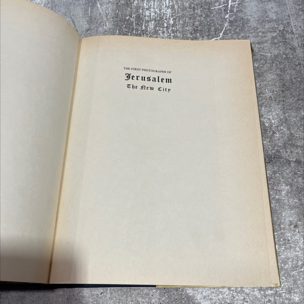 the first photographs of jerusalem the new city book, by unknown, 1970 Hardcover image 2