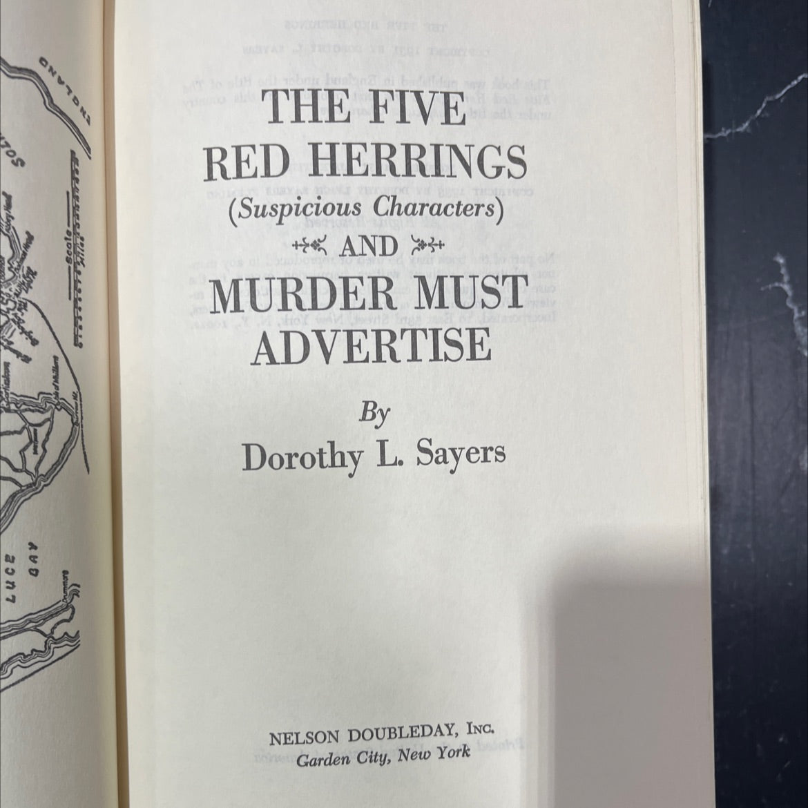 the five red herrings book, by dorothy l. sayers, 1933 Hardcover image 2