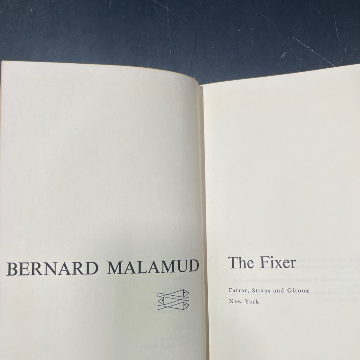 the fixer book, by bernard malamud, 1966 Hardcover image 2