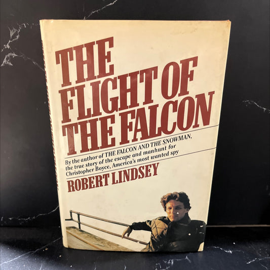 the flight of the falcon book, by robert lindsey, 1983 Hardcover image 1