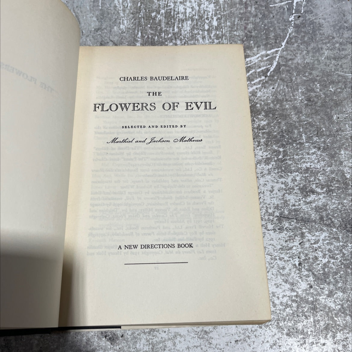 the flowers of evil book, by charles baudelaire, 1955 Hardcover image 2