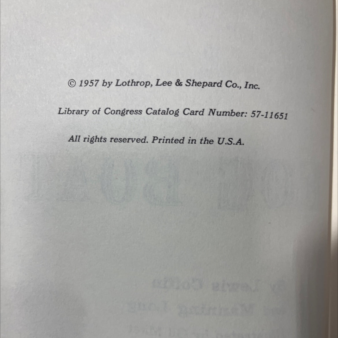 the fog boat book, by Lewis Coffin and Manning Long, 1957 Hardcover image 3