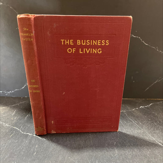 the franklin system of personal advancement book, by thomas tapper, litt.d., 1936 Hardcover image 1