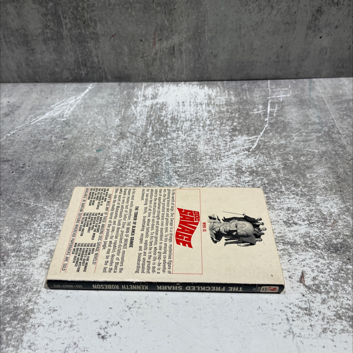 the freckled shark book, by kenneth robeson, 1999 Paperback image 4