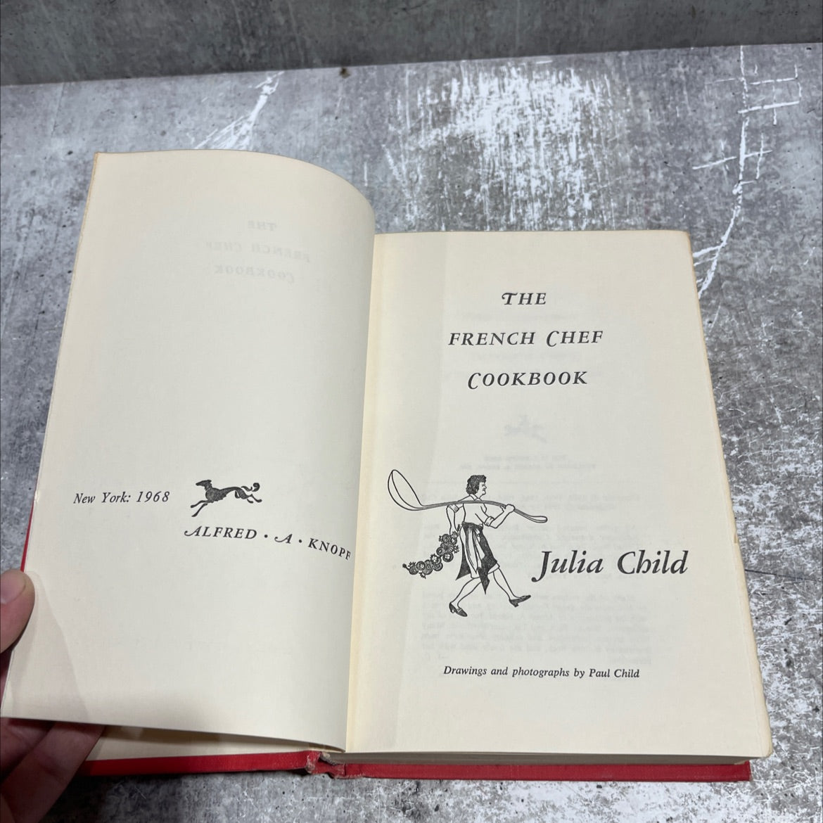 the french chef cookbook book, by Julia Child, 1968 Hardcover image 2
