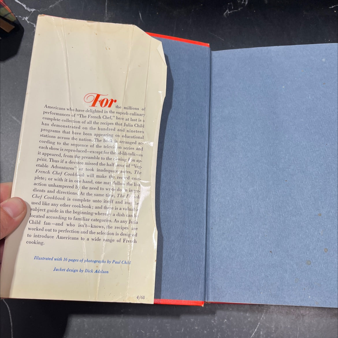 the french chef cookbook book, by Julia Child, 1968 Hardcover image 4