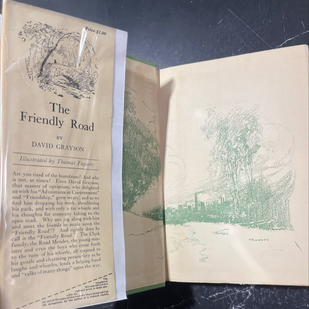 the friendly road new adventures in contentment book, by david grayson, 1913 Hardcover image 4