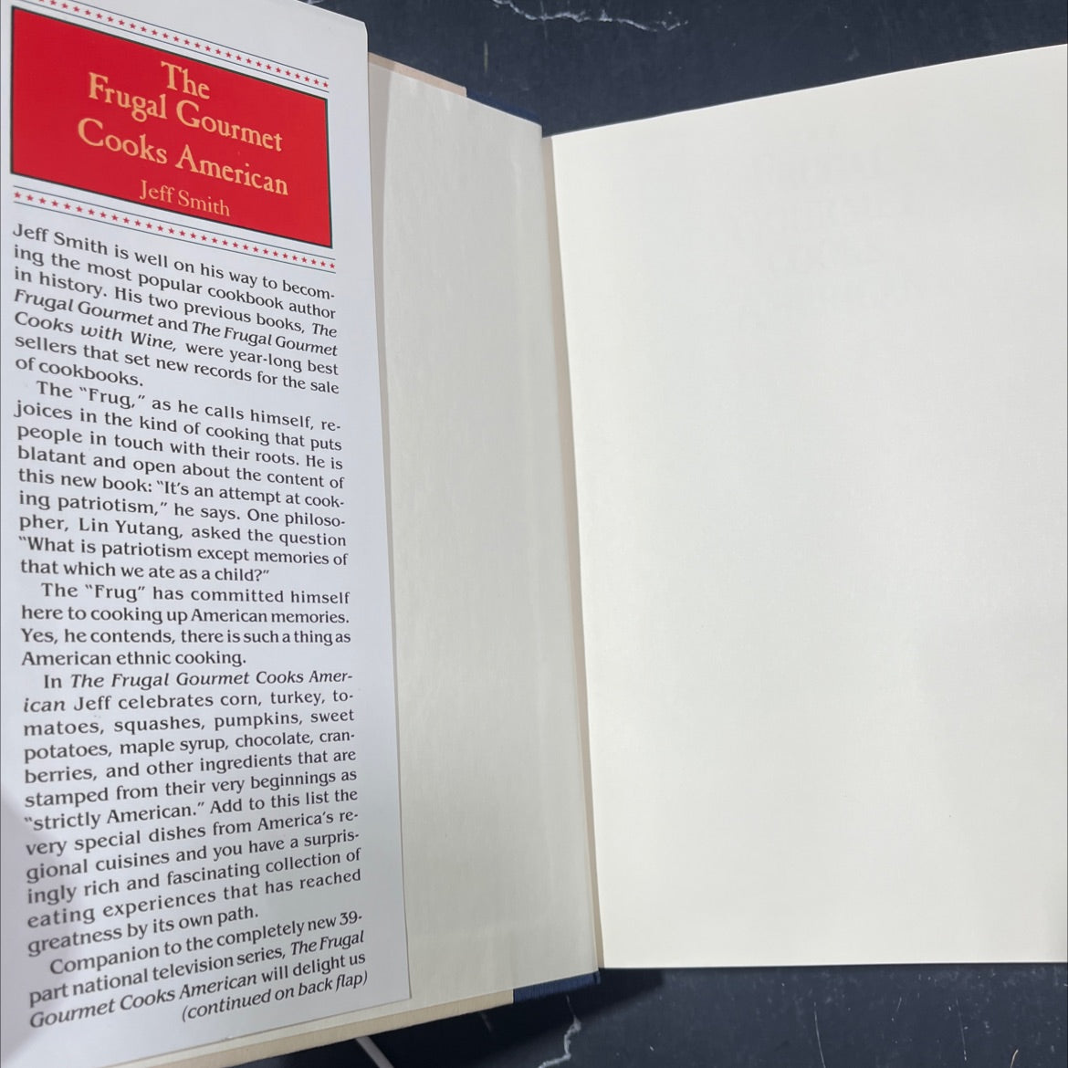 the frugal gourmet cooks american book, by Jeff Smith, 1987 Hardcover image 4