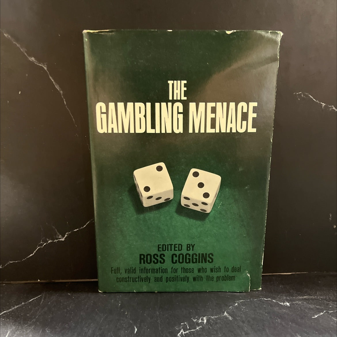 the gambling menace book, by Ross Coggins, 1966 Hardcover image 1