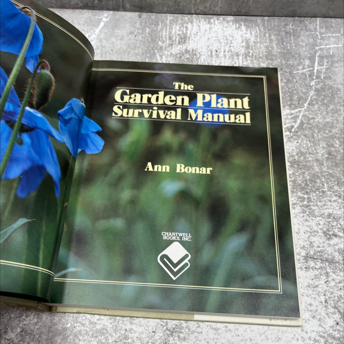 the garden plant survival manual book, by ann bonar, 1984 Hardcover image 2