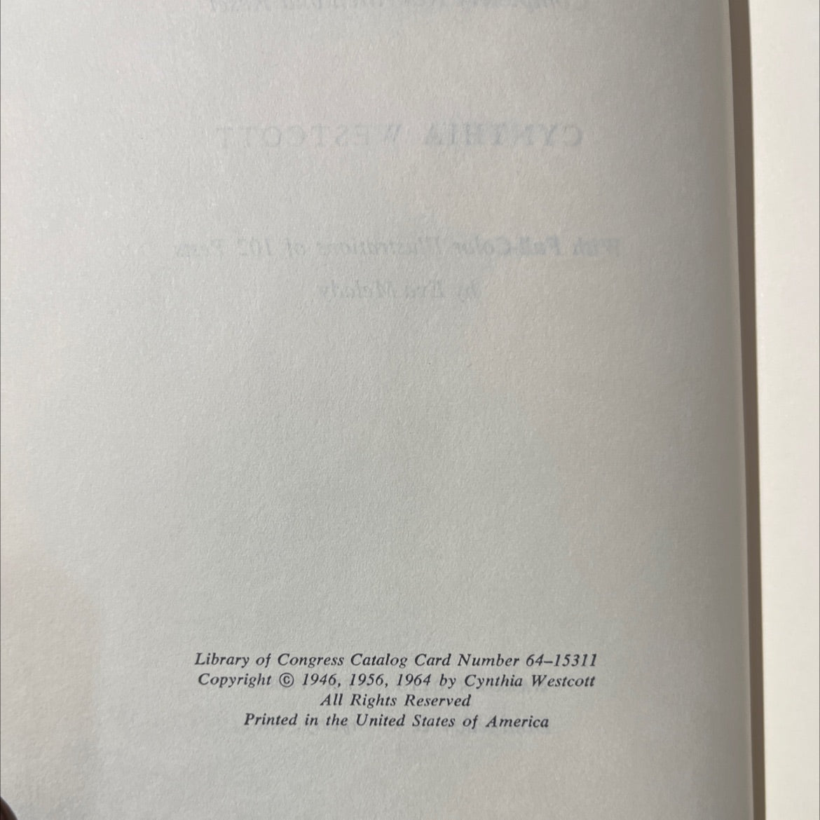 the gardener's bug book book, by cynthia westcott, 1964 Hardcover image 3