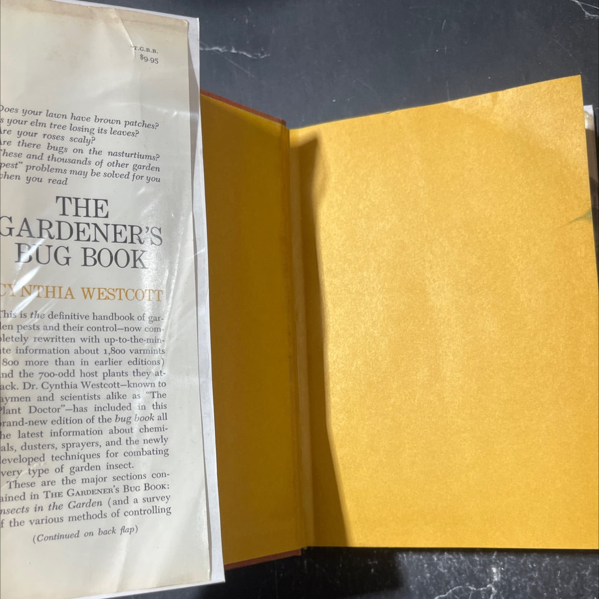 the gardener's bug book book, by cynthia westcott, 1964 Hardcover image 4