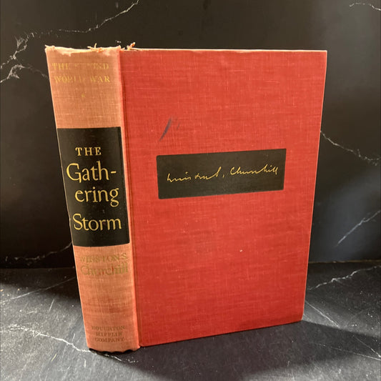the gathering storm book, by winston s. churchill, 1948 Hardcover image 1
