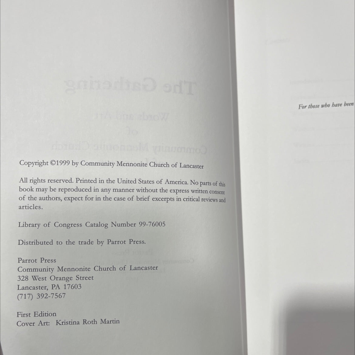 the gathering words and art of community mennonite church of lancaster book, by community mennonite church of image 3