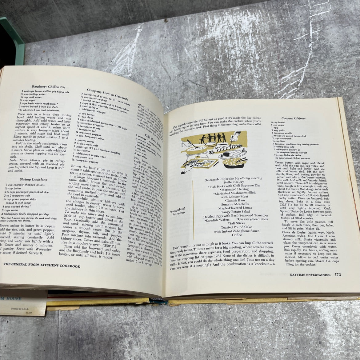 the general foods kitchens cookbook book, by the women of general foods kitchens, 1959 Hardcover image 4