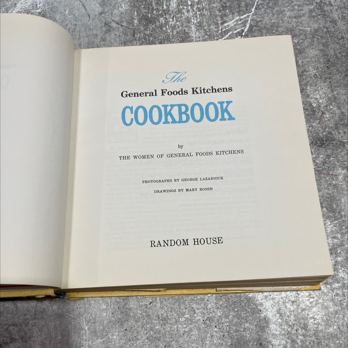 the general foods kitchens cookbook book, by the women of general foods kitchens, 1959 Hardcover image 2