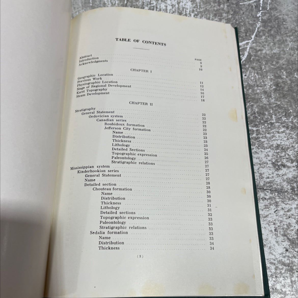the geology of the weaubleau creek area, missouri book, by thomas r. beveridge, 1951 Hardcover image 4