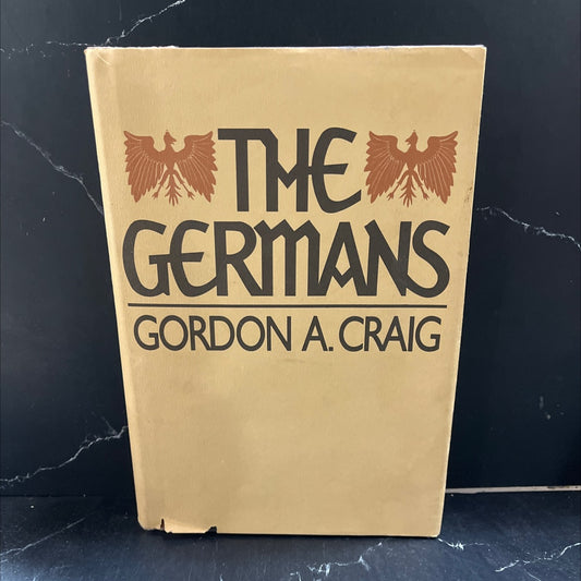 the germans book, by gordon a. craig, 1981 Hardcover image 1