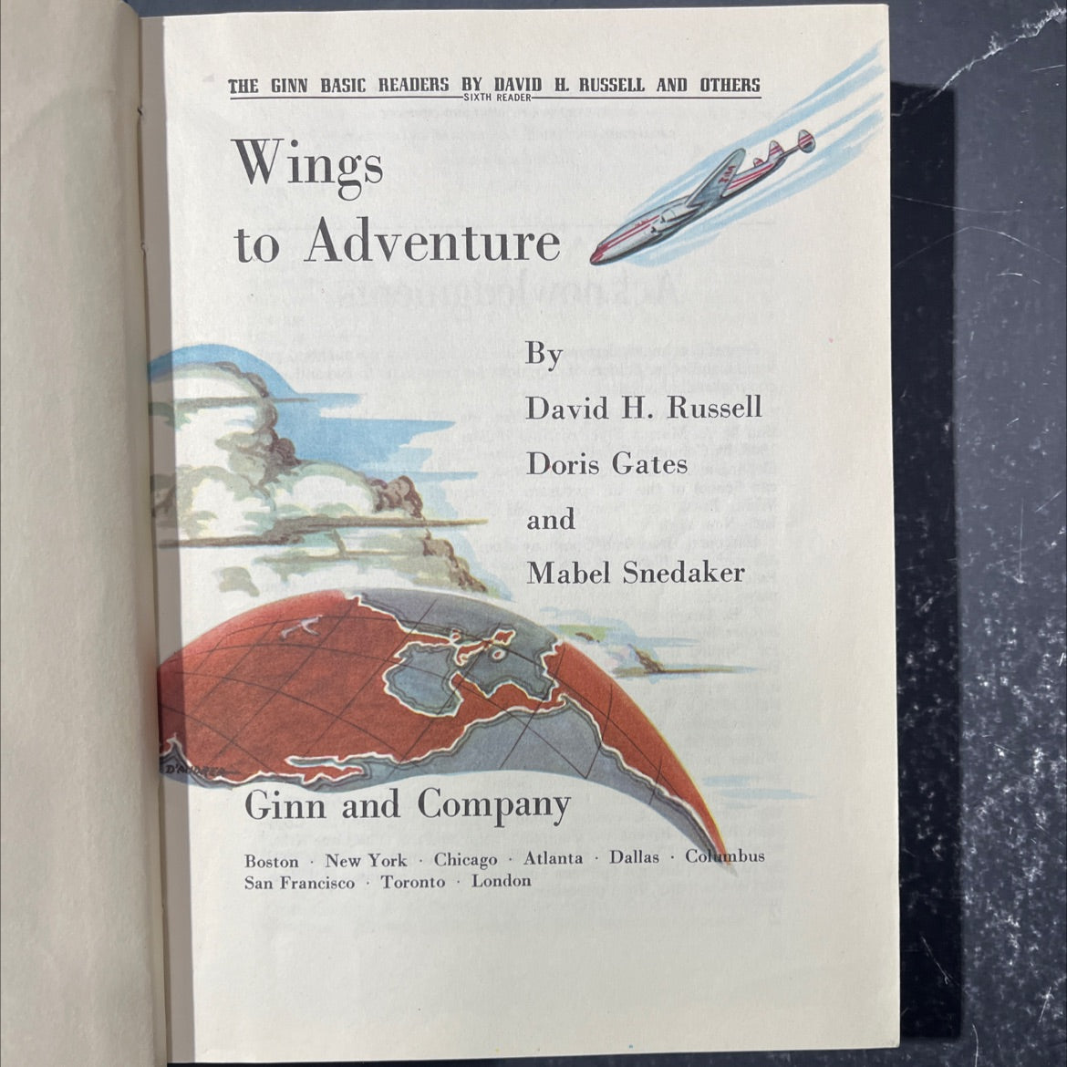 the ginn basic readers sixth reader wings to adventure book, by david h. russell, doris gates, mabel snedaker, 1953 image 2