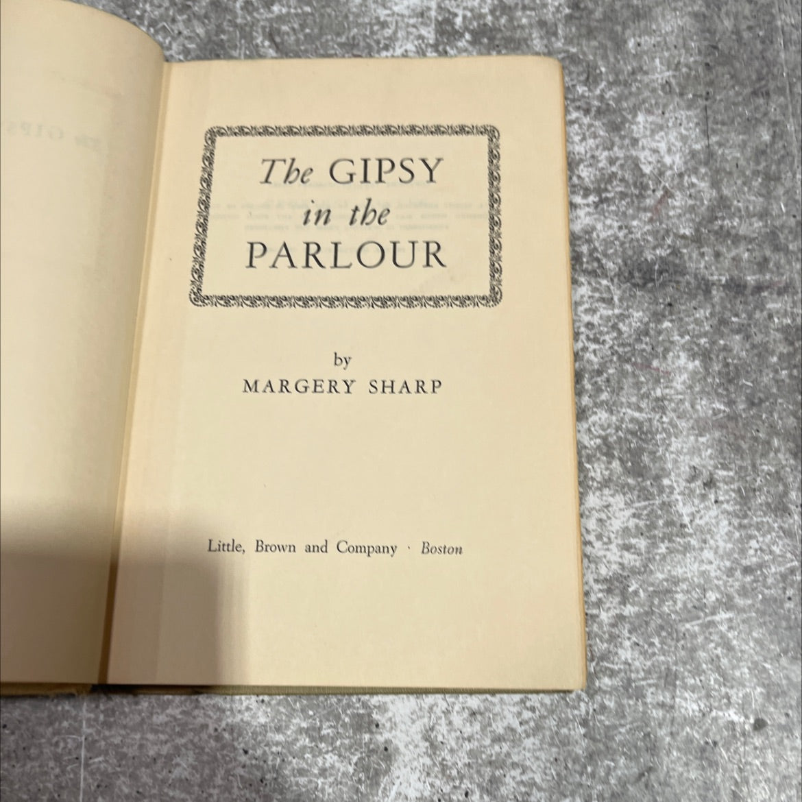 the gipsy in the parlour book, by margery sharp, 1953 Hardcover image 2