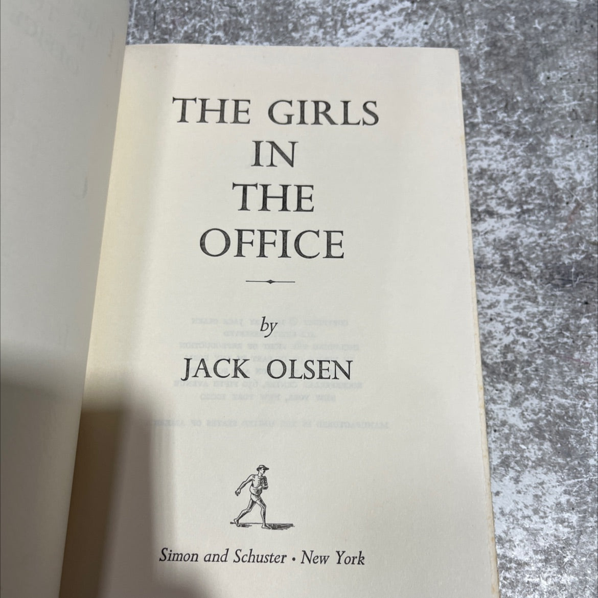 the girls in the office book, by jack olsen, 1972 Hardcover image 2