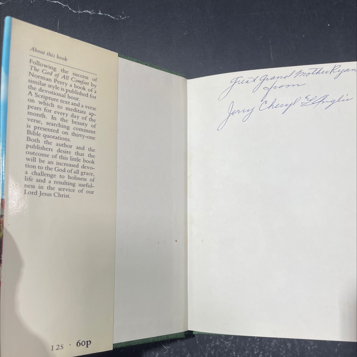 the god of all grace and me (verses for each day) book, by maurice cox, unknown Hardcover image 4
