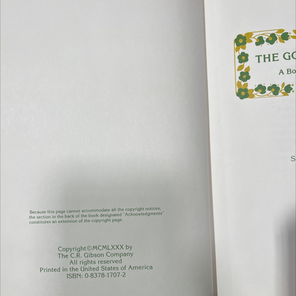 the gold of friendship a bouquet of special thoughts book, by patricia dreier, 1980 Hardcover image 3