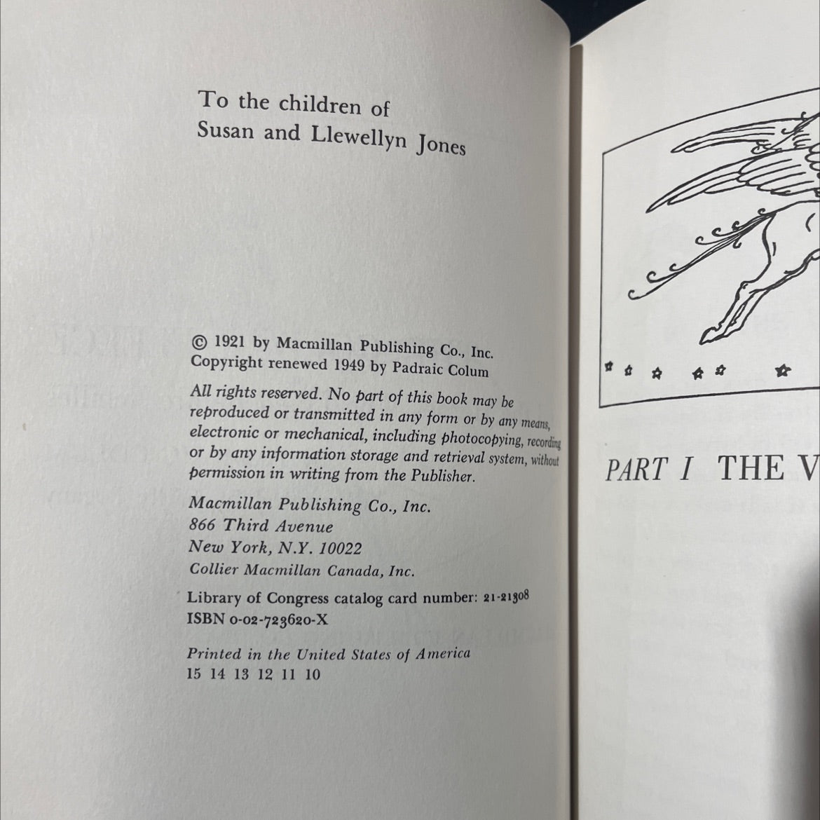 the golden fleece and the heroes who lived before achilles book, by padraic colum, 1949 Hardcover image 3