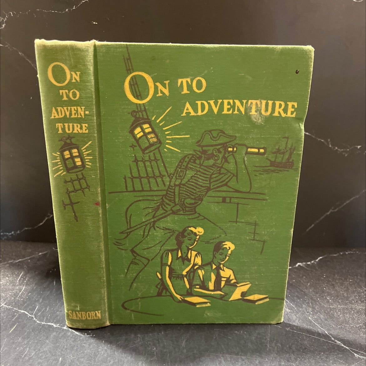 the golden road to reading series on to adventure book, by helen heffernan, 1943 Hardcover image 1