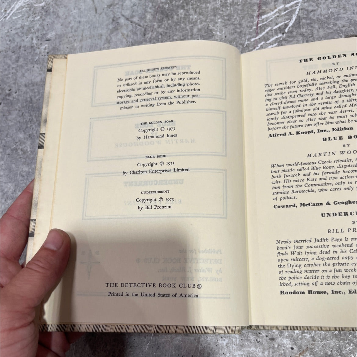 the golden soak book, by hammond innes, 1973 Hardcover image 3