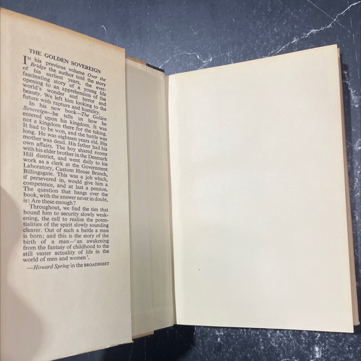 the golden sovereign book, by richard church, 1959 Hardcover image 4