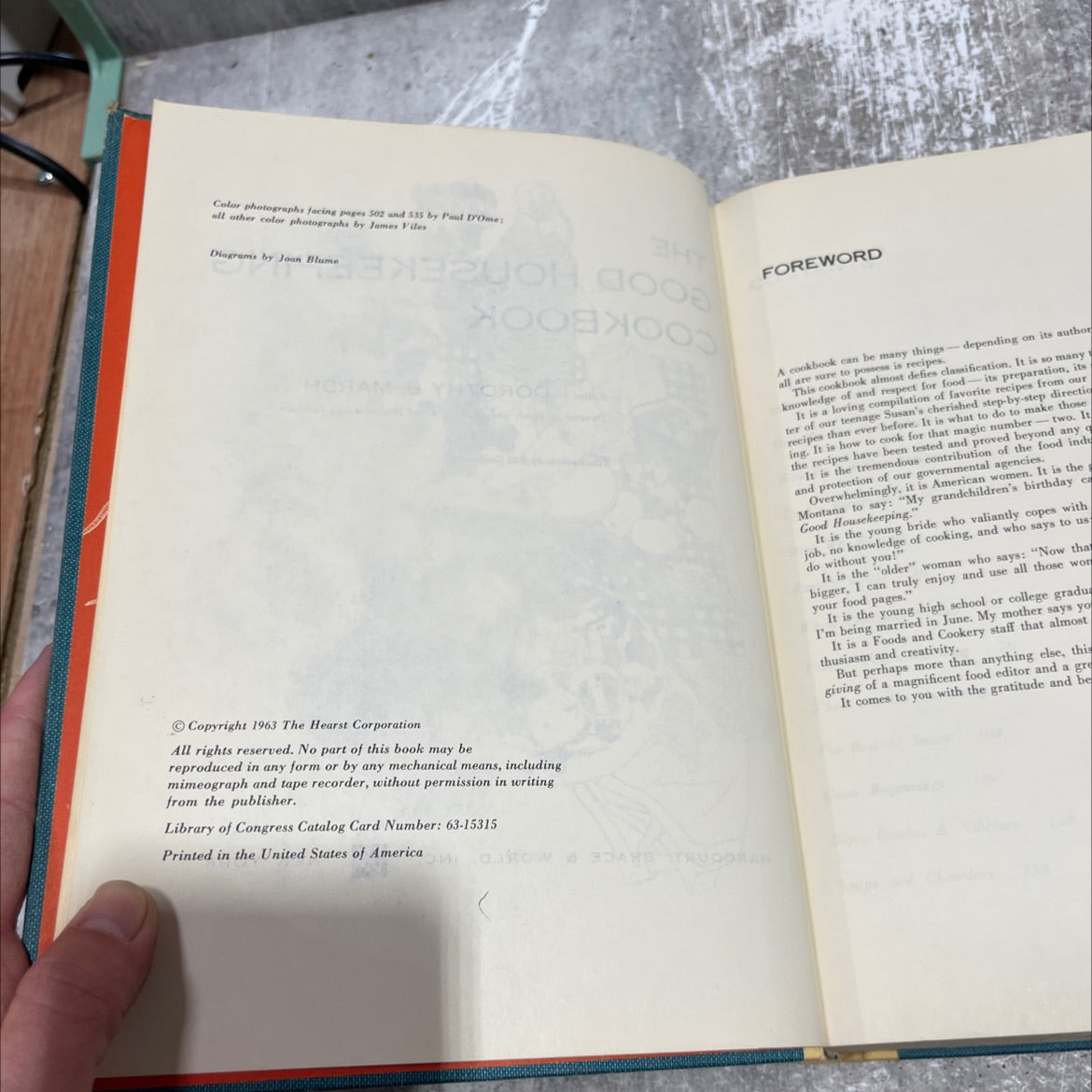 the good housekeeping cookbook book, by dorothy b. marsh, 1963 Hardcover image 3