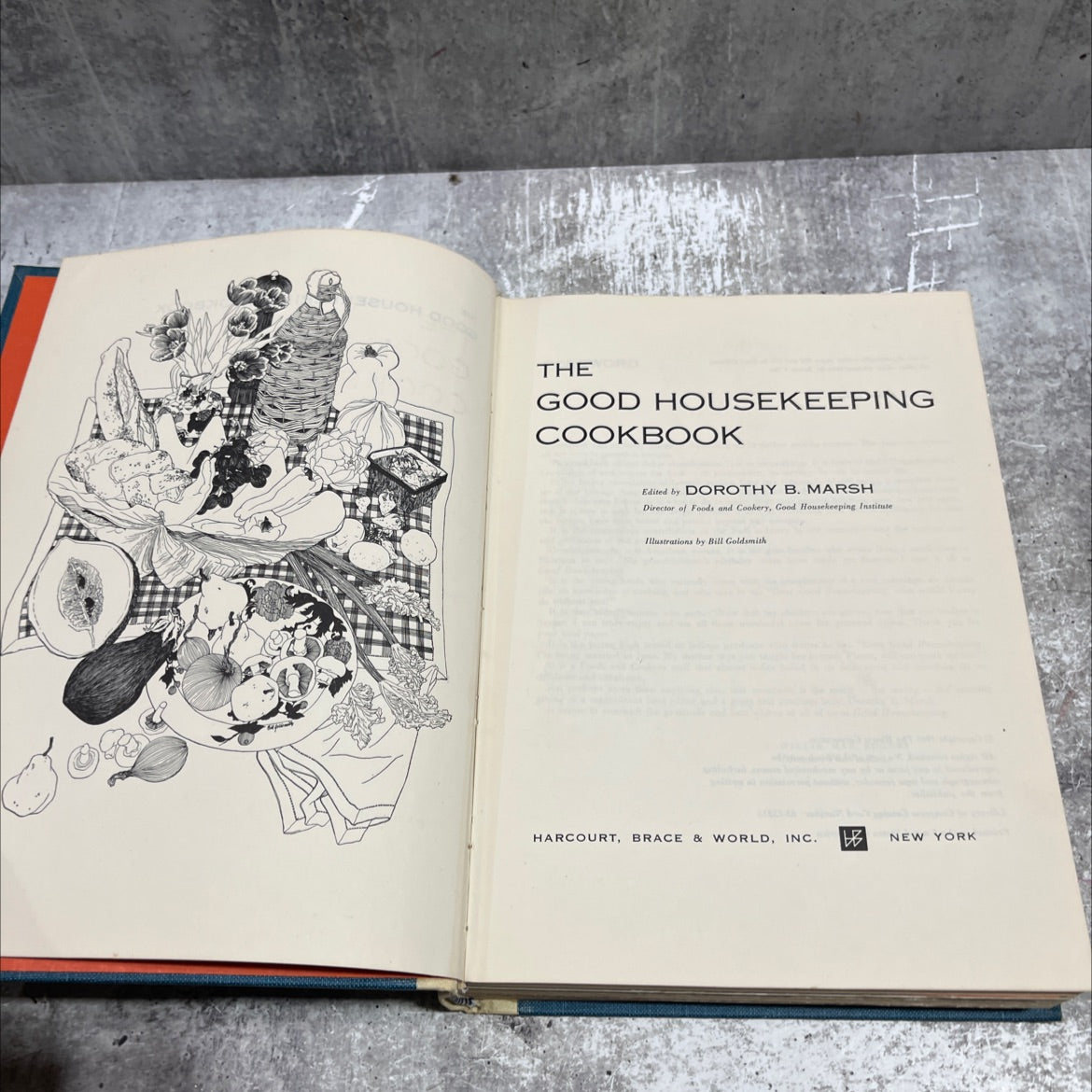 the good housekeeping cookbook book, by dorothy b. marsh, 1963 Hardcover image 2