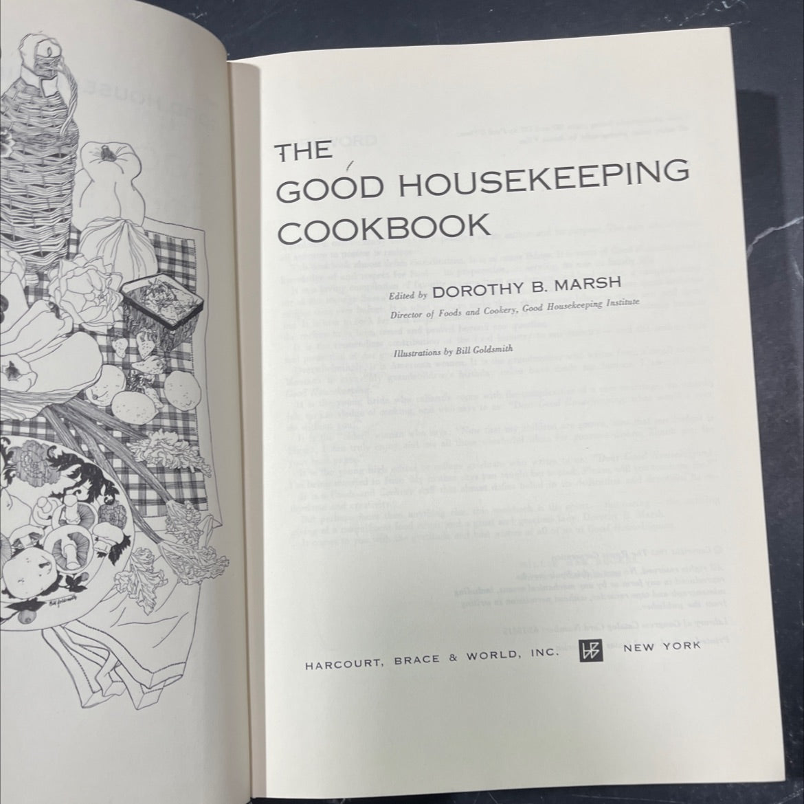 the good housekeeping cookbook book, by dorothy b. marsh, 1963 Hardcover image 2