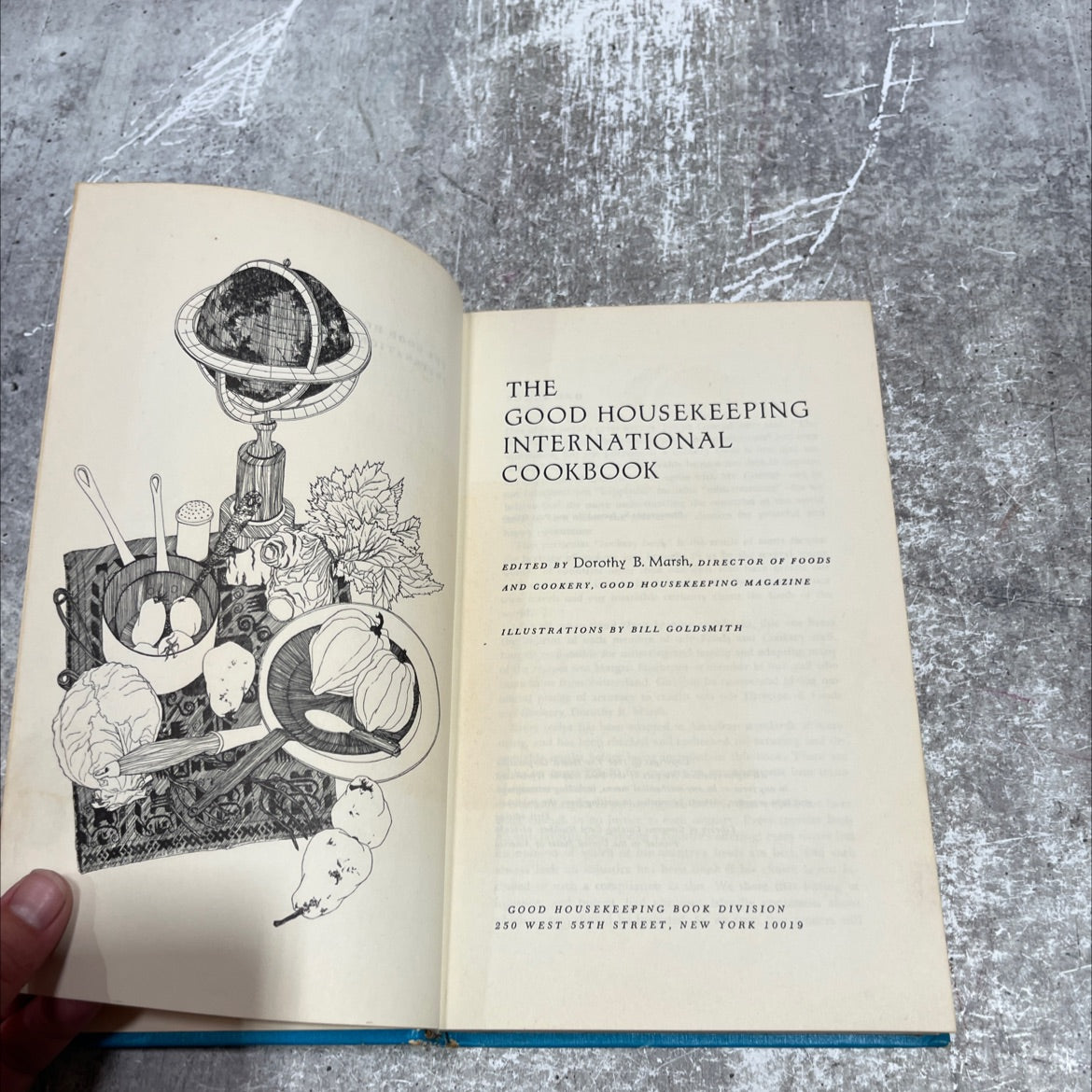the good housekeeping international cookbook book, by dorothy b. marsh, 1964 Hardcover image 2