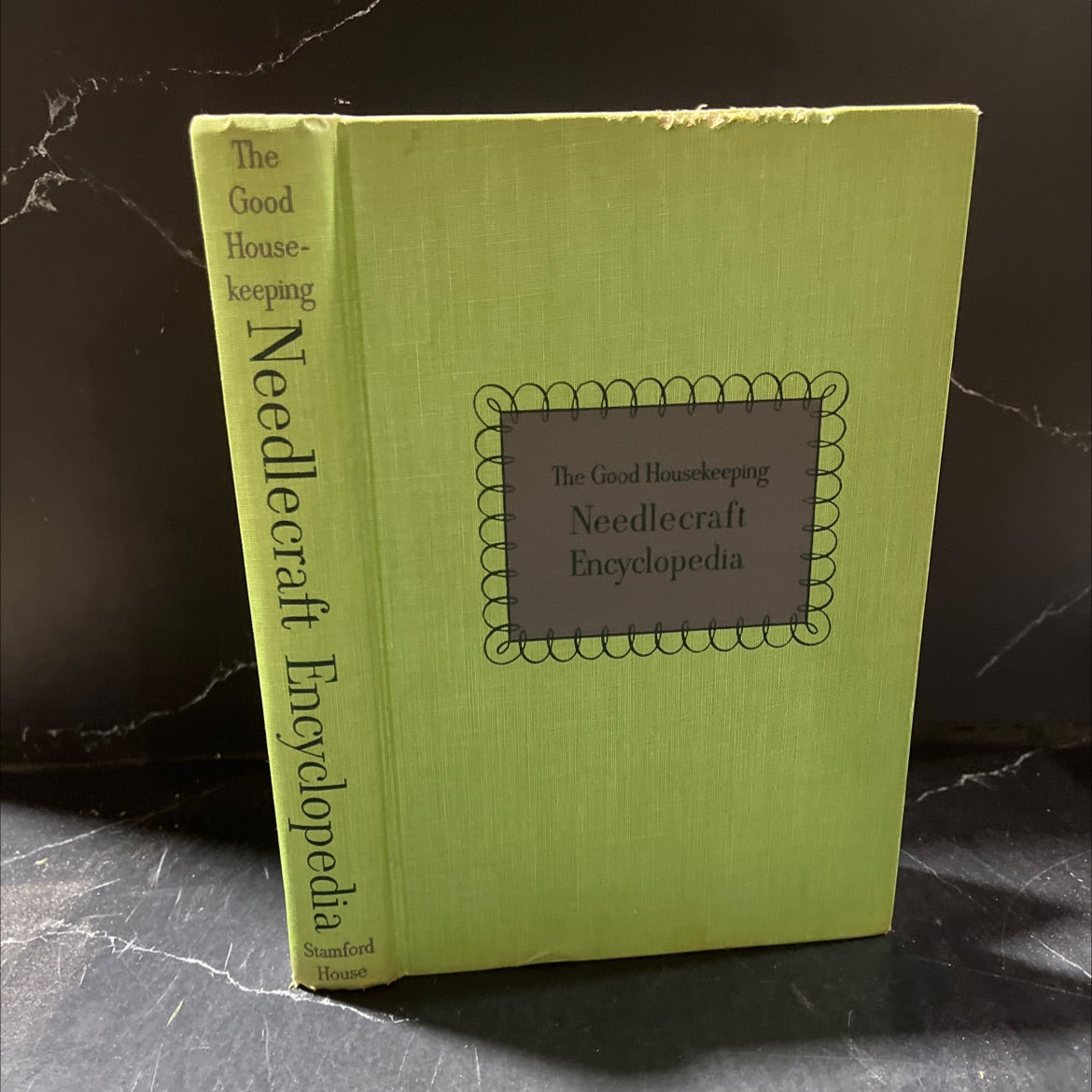 the good housekeeping needlecraft encyclopedia book, by alice carroll, 1950 Hardcover image 1