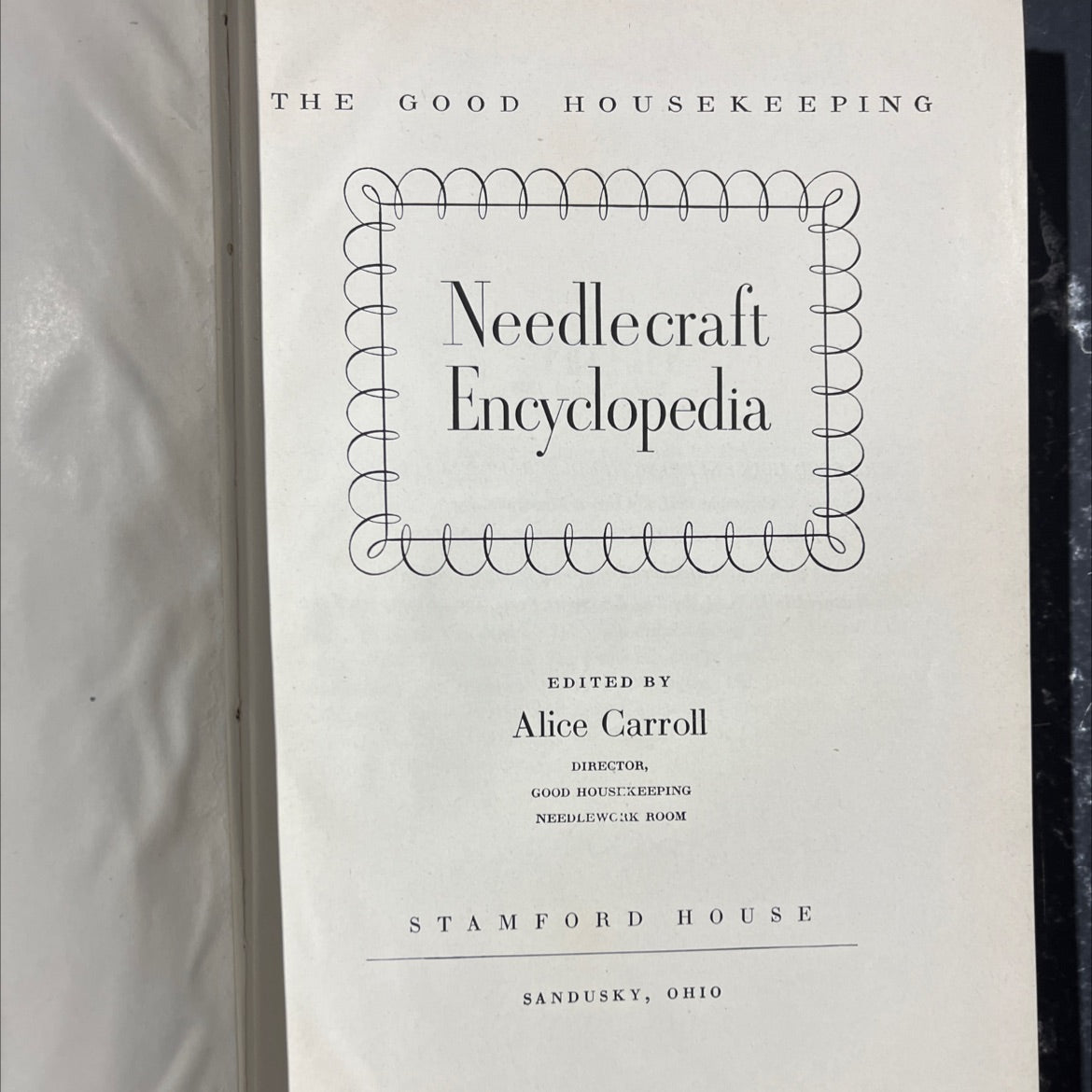 the good housekeeping needlecraft encyclopedia book, by alice carroll, 1950 Hardcover image 2