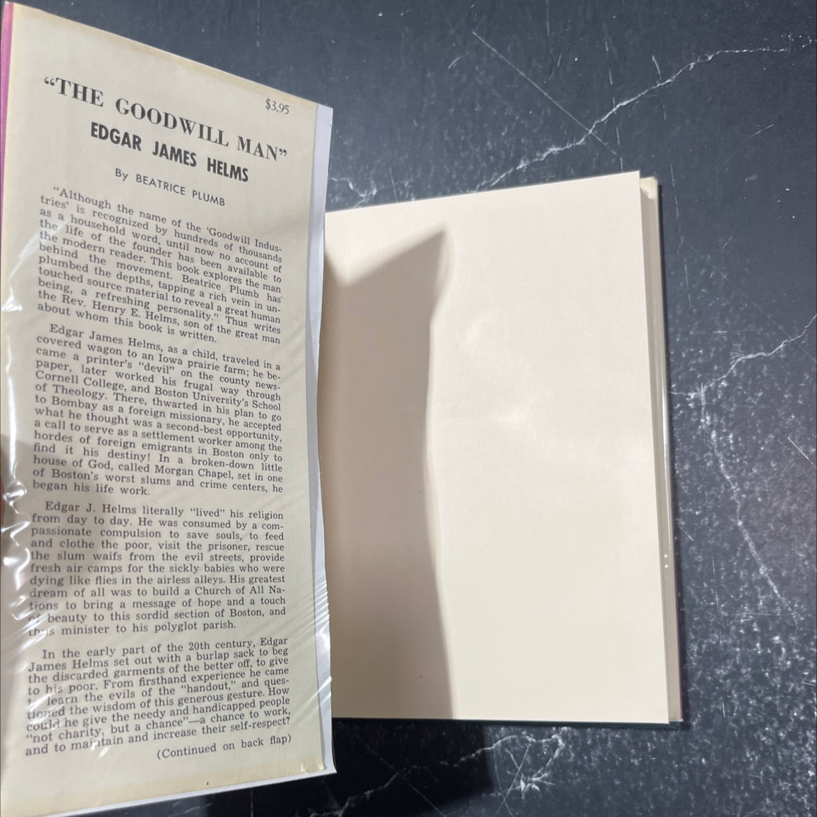 the goodwill man book, by edgar james helms, 1965 Hardcover image 4