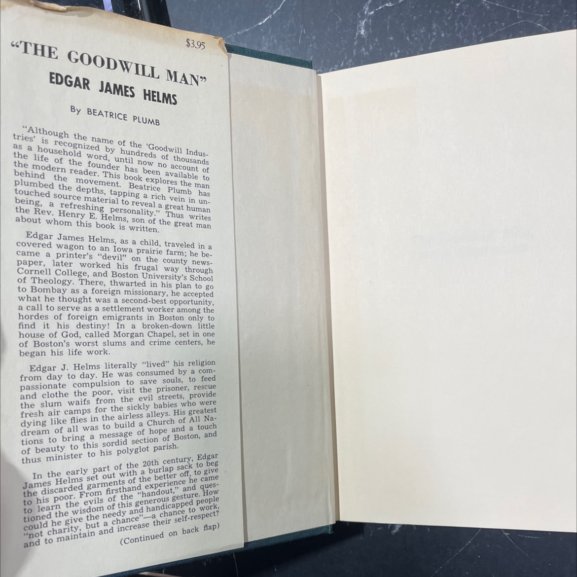 the goodwill man book, by edgar james helms, 1965 Hardcover image 4