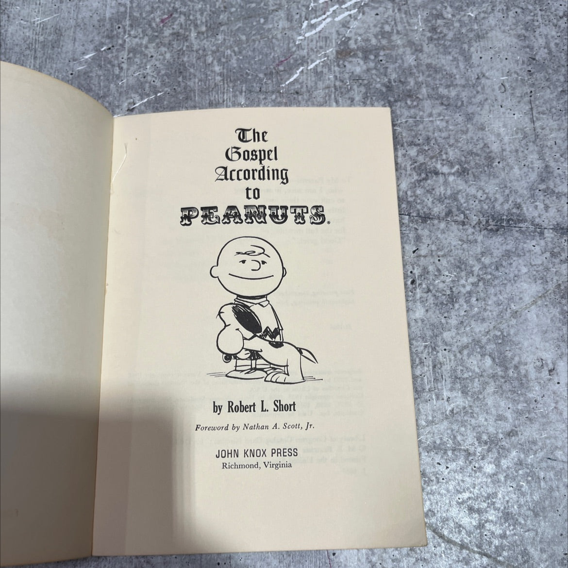 the gospel according to peanuts book, by Robert L. Short, 1968 Paperback image 2