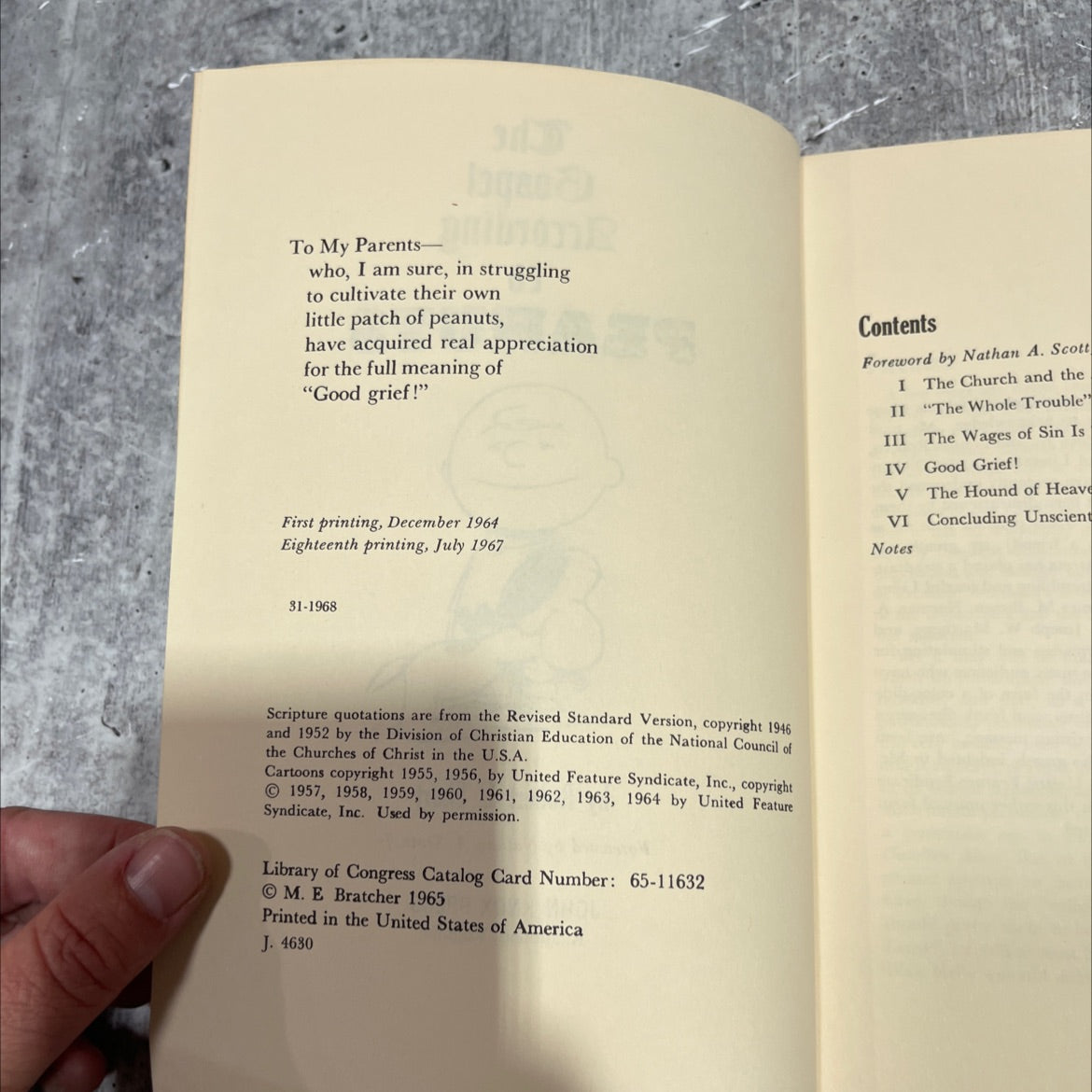 the gospel according to peanuts book, by Robert L. Short, 1968 Paperback image 3