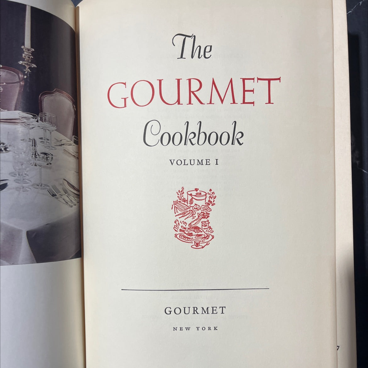 the gourmet cookbook volume i gourmet new york book, by unknown, 1959 Hardcover image 2