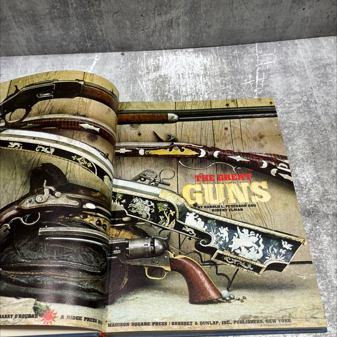 the gre guns book, by harold l. peterson, robert elman, 1971 Hardcover image 2