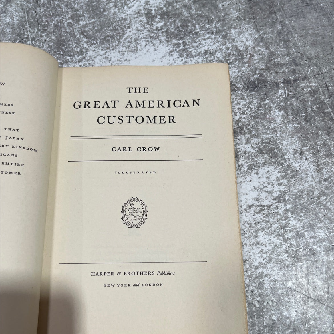 the great american customer book, by carl crow, 1943 Hardcover image 2