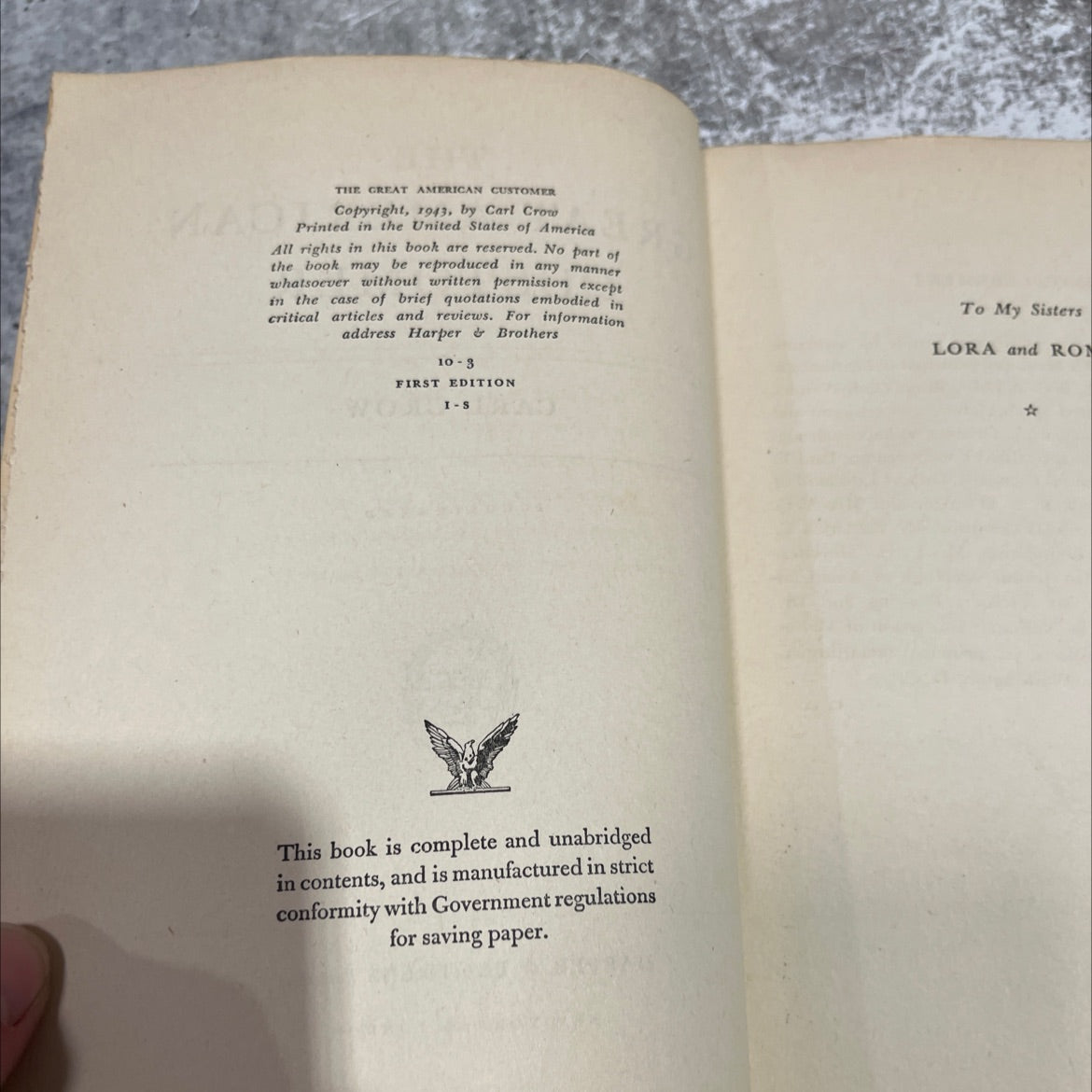 the great american customer book, by carl crow, 1943 Hardcover image 3
