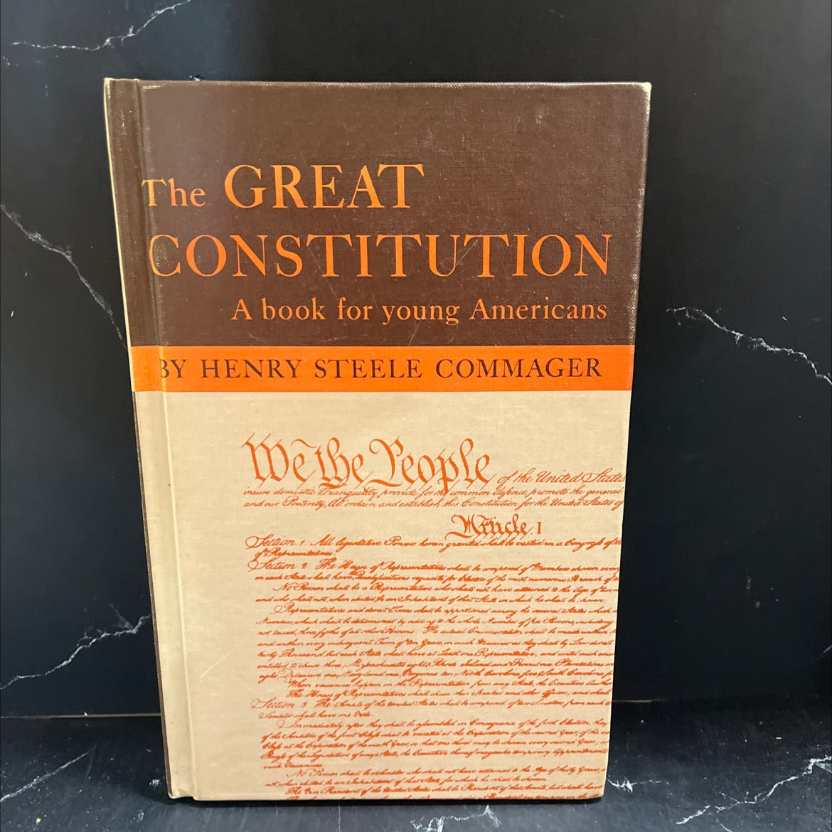 the great constitution a book for young americans book, by henry steele commager, 1961 Hardcover image 1