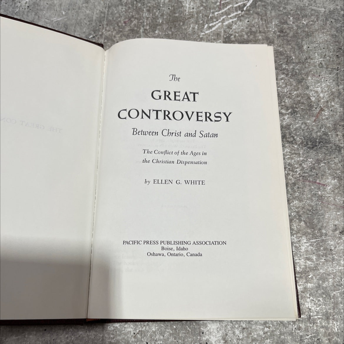 the great controversy between christ and satan the conflict of the ages in the christian dispensation book, by ellen g. image 2