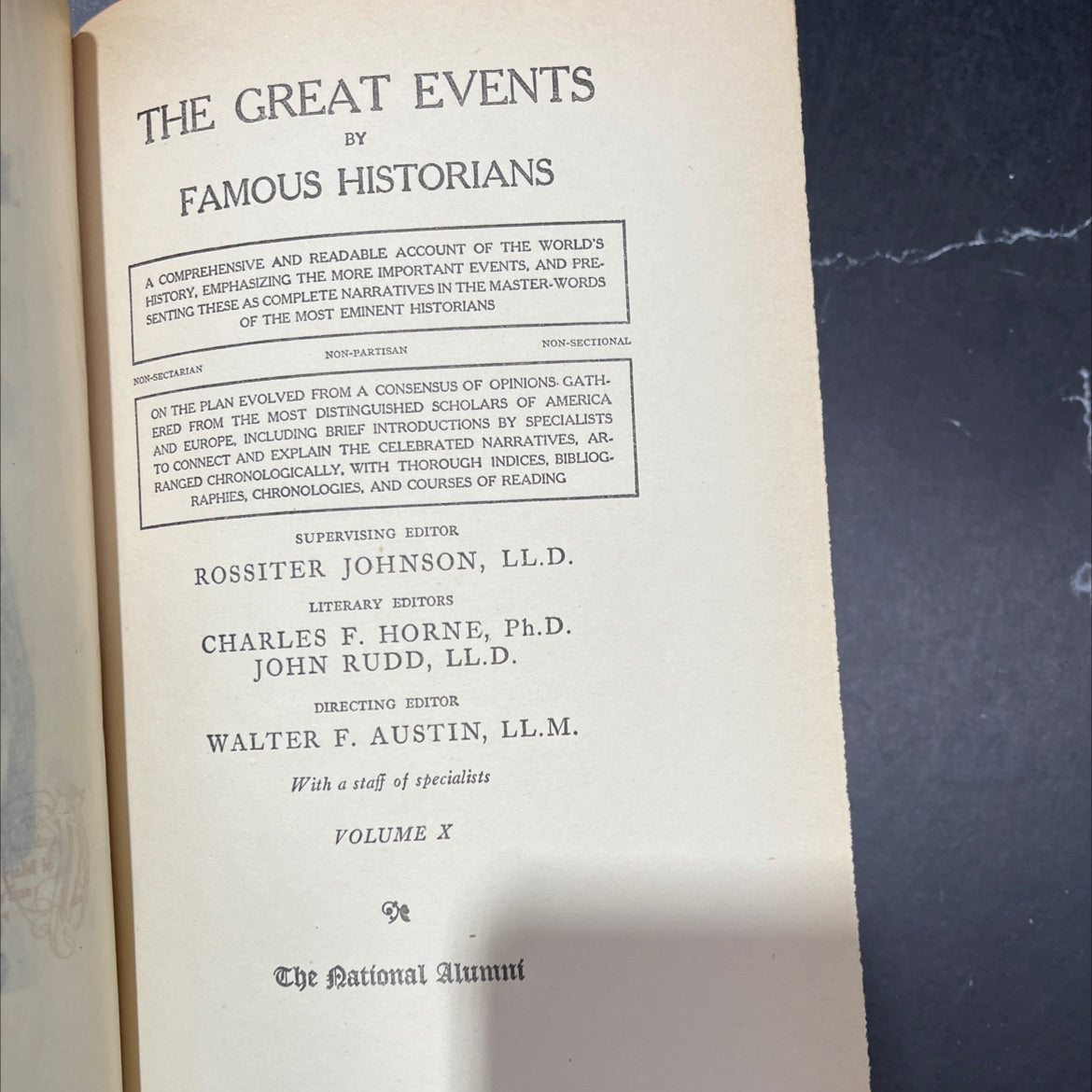 the great events by famous historians a comprehensive and readable account of the world's history book, by rossiter image 2